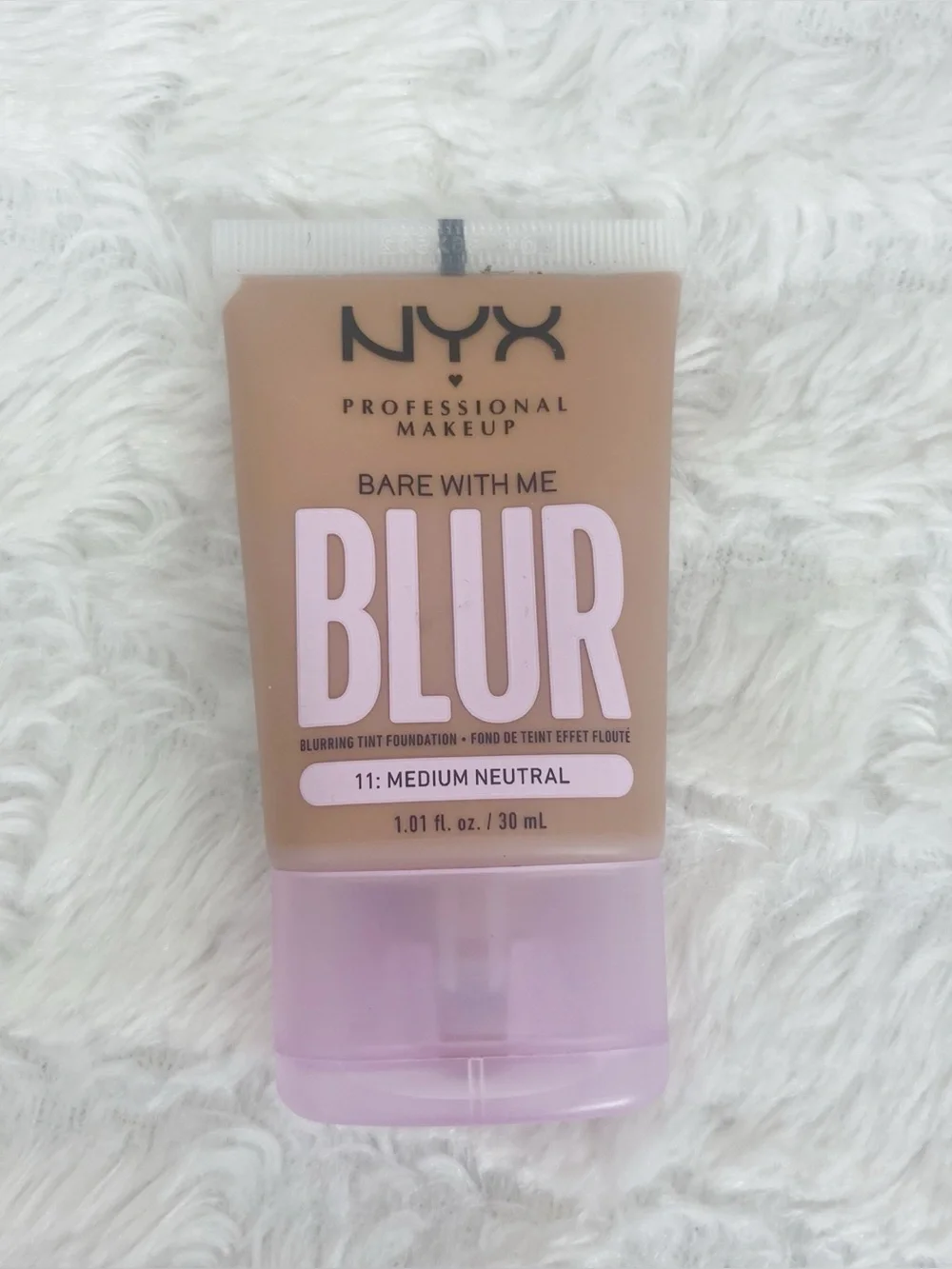 Nyx Bare With Me Blur Tint Foundation Medium Neutral 1 Oz Vegan Cruelty Free